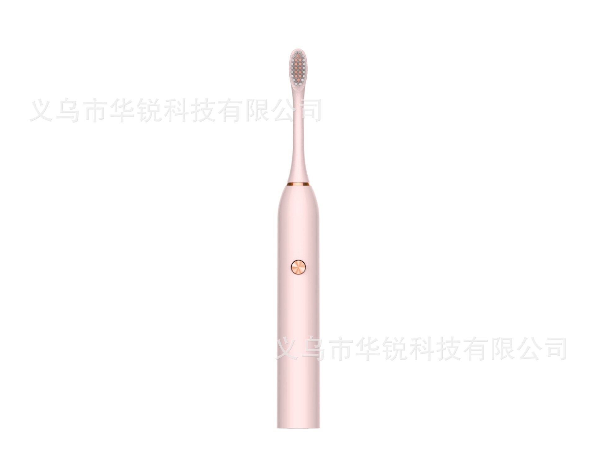 Electric Toothbrush Adult Sonic Toothbrush Battery Toothbrush Couples Toothbrush: Pink