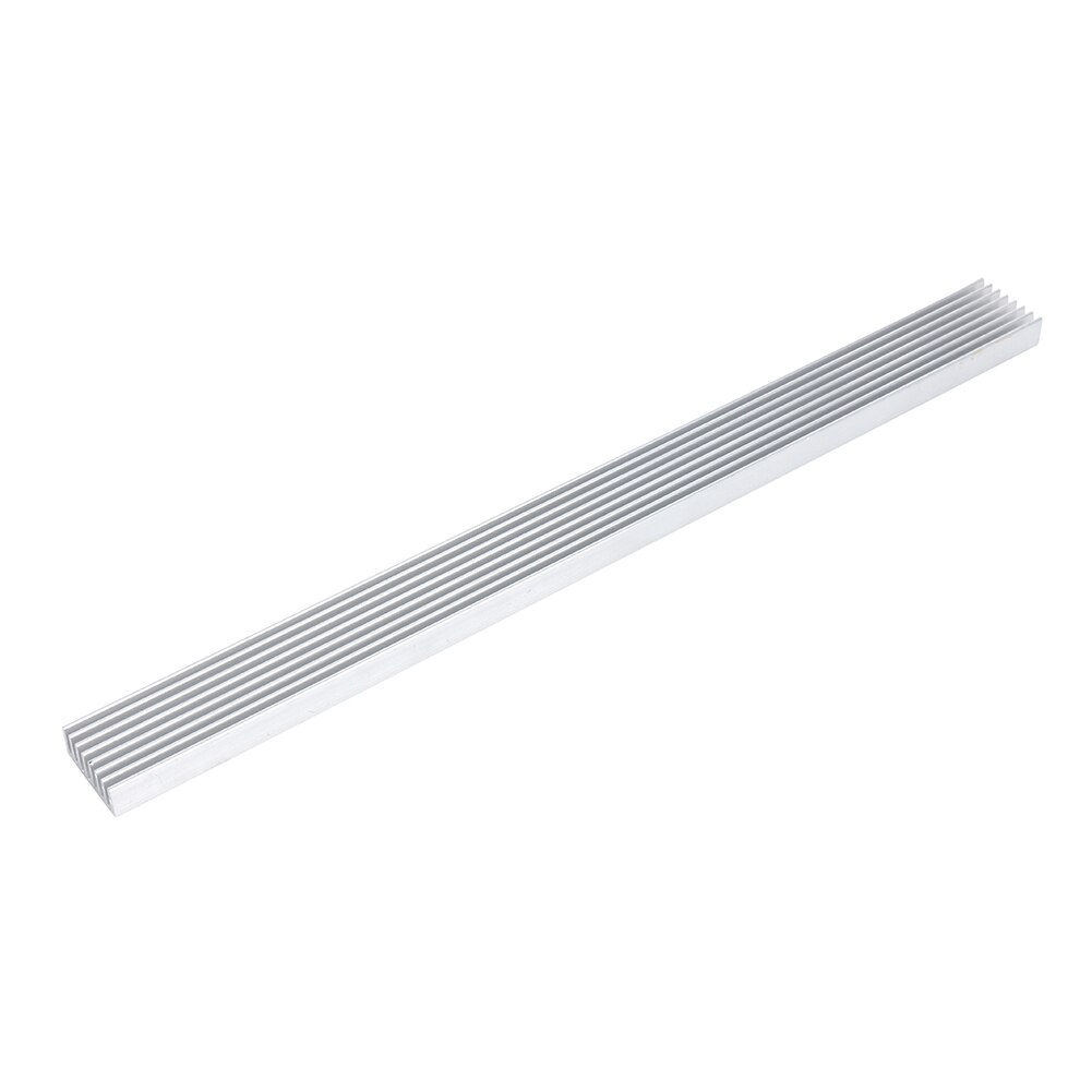 1x kølelegeme i aluminium 300 mmx 25 mmx 10mm til led-emitterdioder højeffektiv cpu-kølelegeme i aluminium