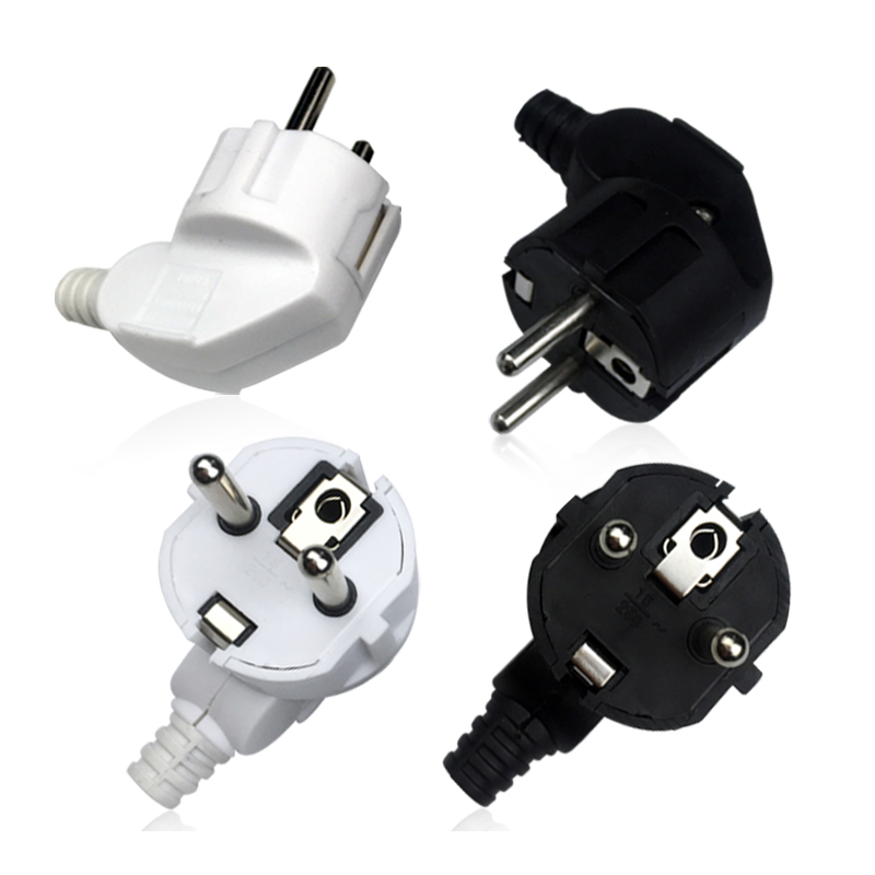 EU Stecker Adapter Ersatz 250V Stecker Frankreich Korea Deutschland Stecker AC Steckdosen Wiederaufdrahtbare Schuko Euro Steckdose Für Strom kabel