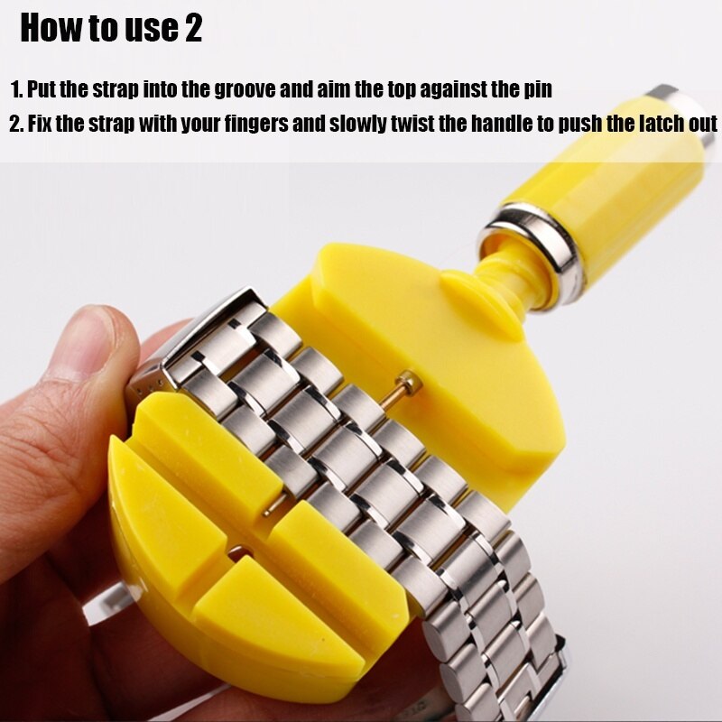 Link Pin Remover Watch Repair Tool Watch Disassembly and Disconnector Interceptor Change Watch Strap Bracelet Adjuster