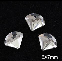 16 Stijl S/L-Steentjes, Speciale Vormige Non Fix Steentjes, 20Pcs Plaksteen, crystal Clear Nail Art Rhinestones: color16