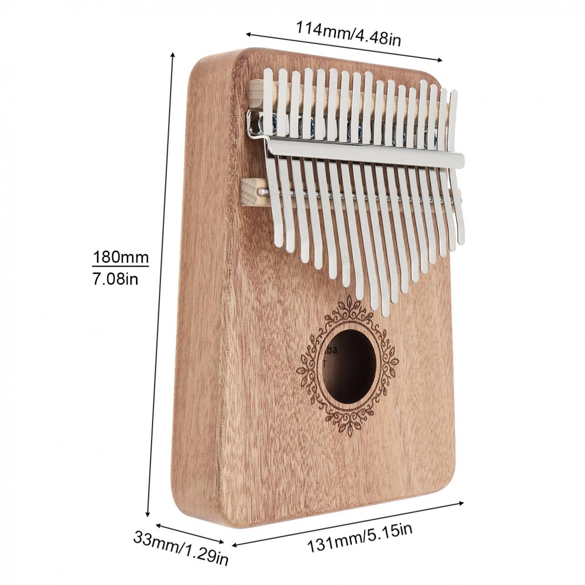 Thumb Piano 17 Keys Kalimba Thumb Piano Mbira Musical Instrument Keyboard Instruments Calimba Machine