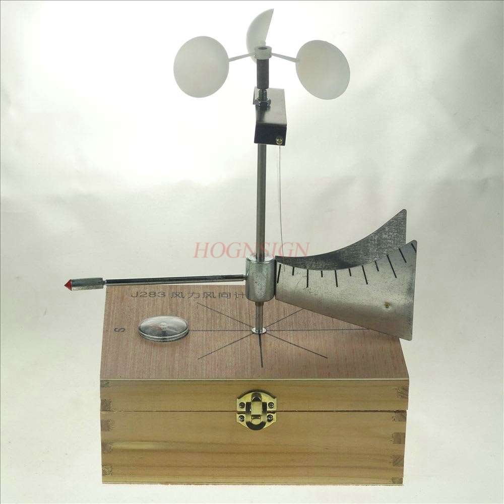 Anemómetro de viento anemómetro de viento equipo de ciencia Experimental Escuela Primaria instrumento de enseñanza de Geografía