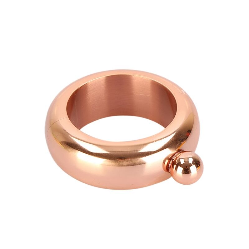 Bracelet Hip Flask Stainless Steel Portable Hidden Flasks Ring For Wine Liquor Alcohol Men Women: XE1436A7