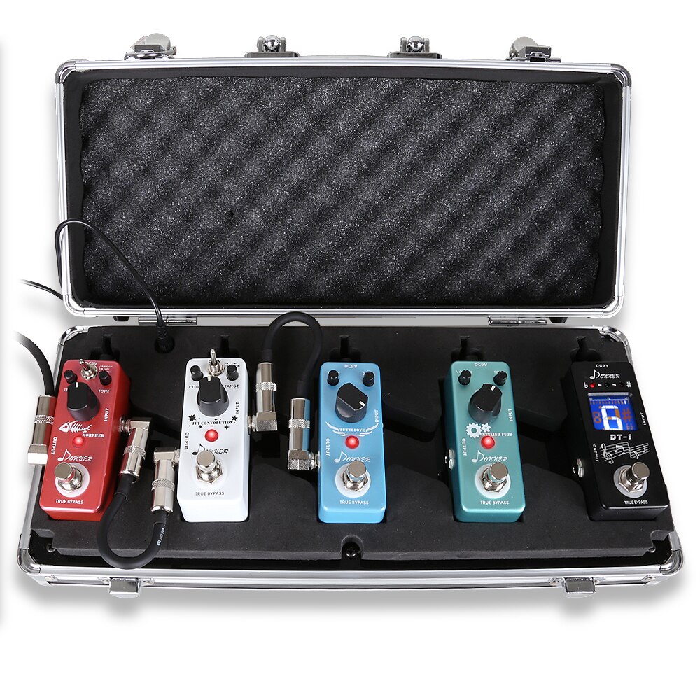 Donner Guitar Patch Pedal Cable 30/15cm Right Angle Guitar Effect Pedal Cables Cord Copper Wire Guitar Accessories