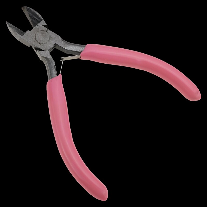 Alicates hechos a mano para manualidades, mini Alicates de punta de aguja de 5 pulgadas, sin dientes, pequeños, para joyería