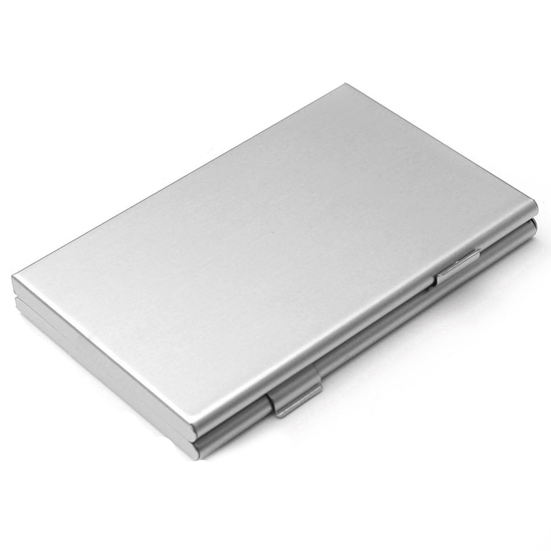 Aluminium Memory Card Case Box Houders Voor 24 Pcs Tf Micro-Sd-kaart Kleur Willekeurige