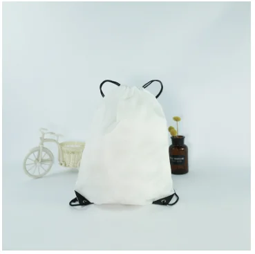 Waterdichte Sport Sporttas Trekkoord Zak Sport Fitness Reizen Outdoor Rugzak Boodschappentassen Zwemmen Basketbal Yoga Tassen: WHITE