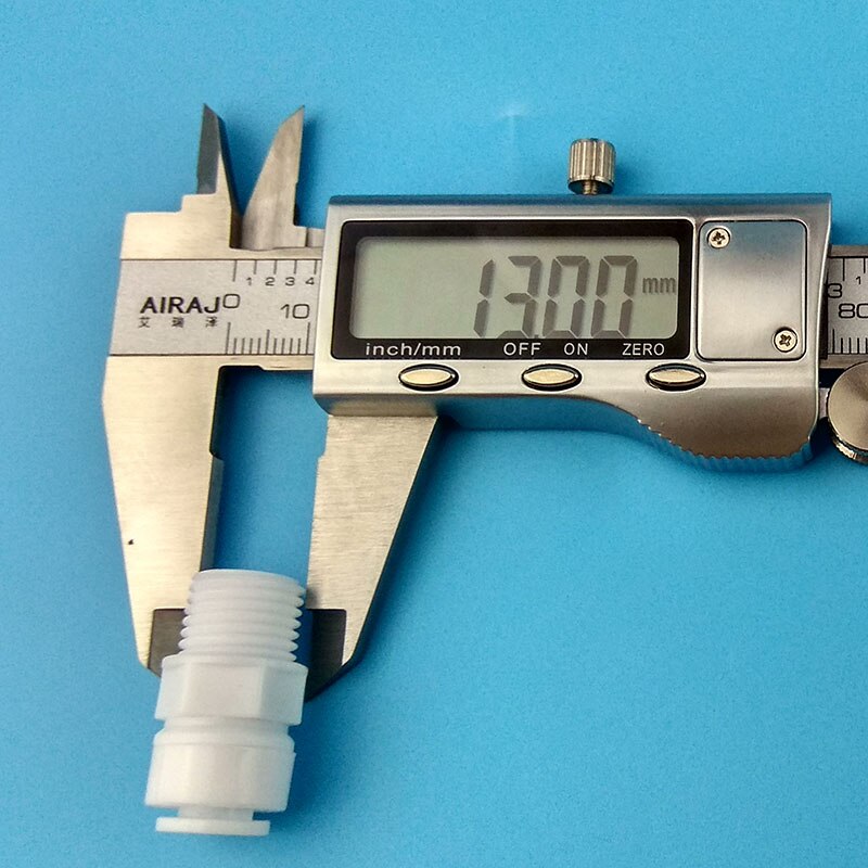 No buckle Water purifier water Threaded joints/ connector,1/4" External thread to 1/4" fast joint Water purifier direct connect