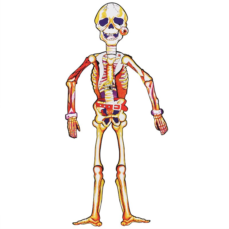 Halloween Pompoen Skelet Opknoping Banner Veranda Teken Welkom Teken Thuis Indoor/Outdoor Voordeur Veranda Yard Opknoping Decor Craft: I