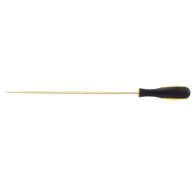 5Pcs Golden Tapered Hout Rasp Met Rubberen Handvat-Bastard Bestand Rasp Cut File Voor Houtsnijwerk (4/6/8/10/12 Inch)