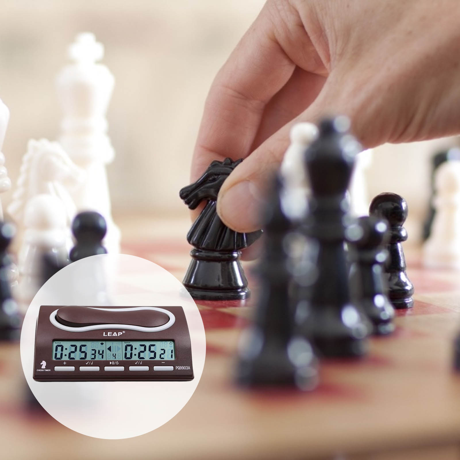 Portable And Master Game Analog Smart Chess Clock Chess Timer