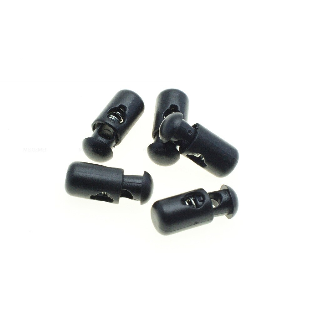 100 Pcs End Lock Pig Nose Button Drawstring Cord Locks For Drawstrings