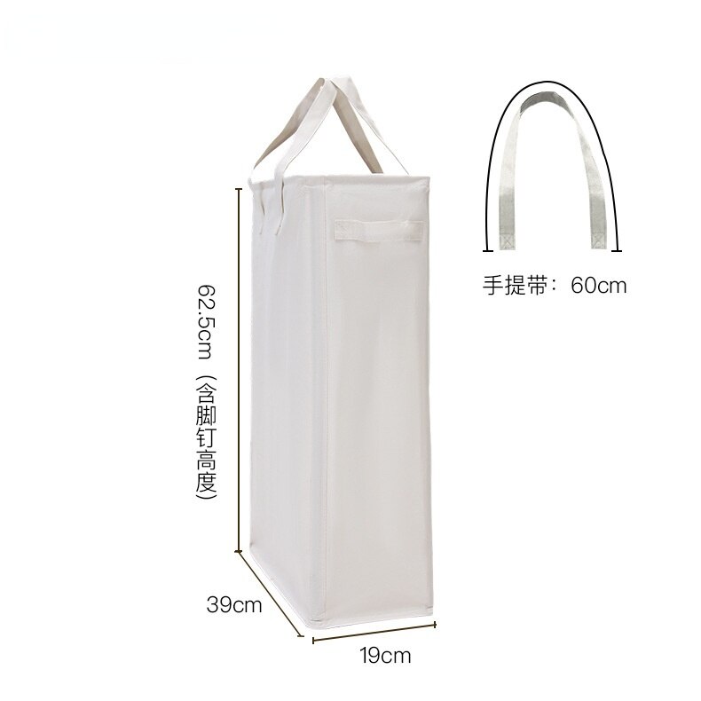 Slim Wasmand Handgrepen Smalle Opvouwbare Wasmand Dunne Wasmand Vuile Kleren Inklapbare Wasmand