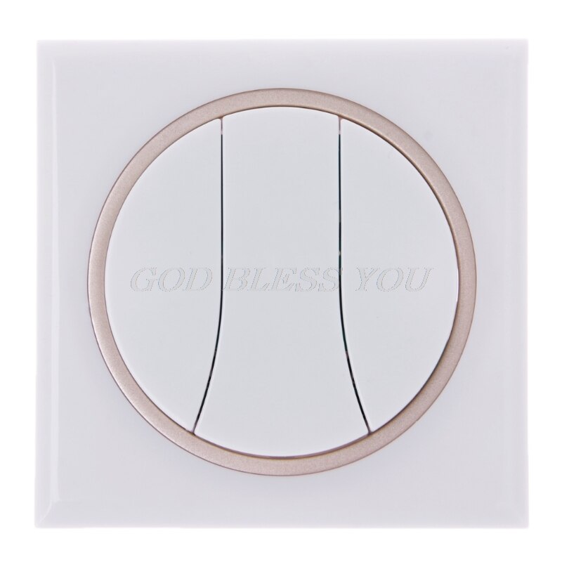 433Mhz RF Wireless Remote Control Switch 86 Wall Panel Transmitter With 1 2 3 4 Button For Home Room Hall Bedroom Ceili: 3