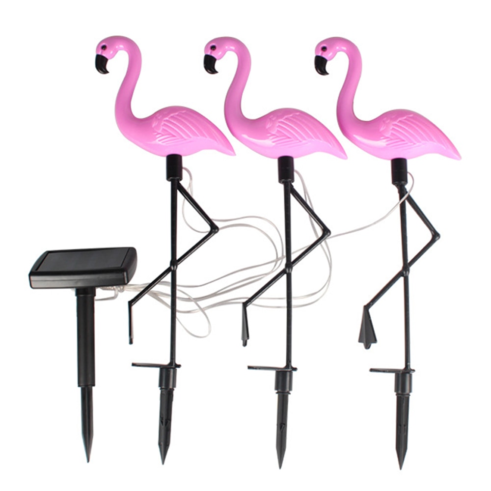 Flamingo led aurinkovalo pylväs valot aurinkoenergialla ulkona led polku nurmikko piha patio puutarha lamput polku valot koriste