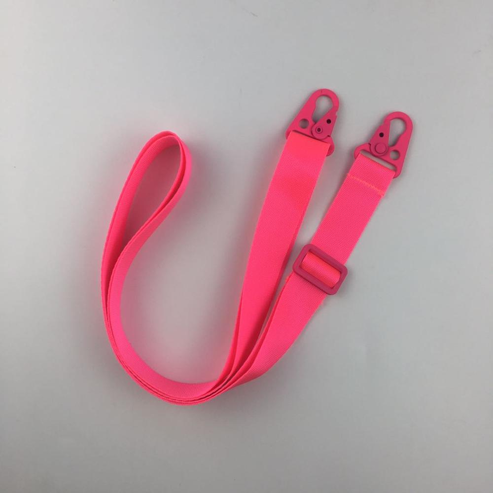 Luxury 160*2.5cm Adjustable Key Hook Lanyard For Mobile Phone Case Neck Strap Belt String Ropes Colorful Nylon Necklace Chain: rode