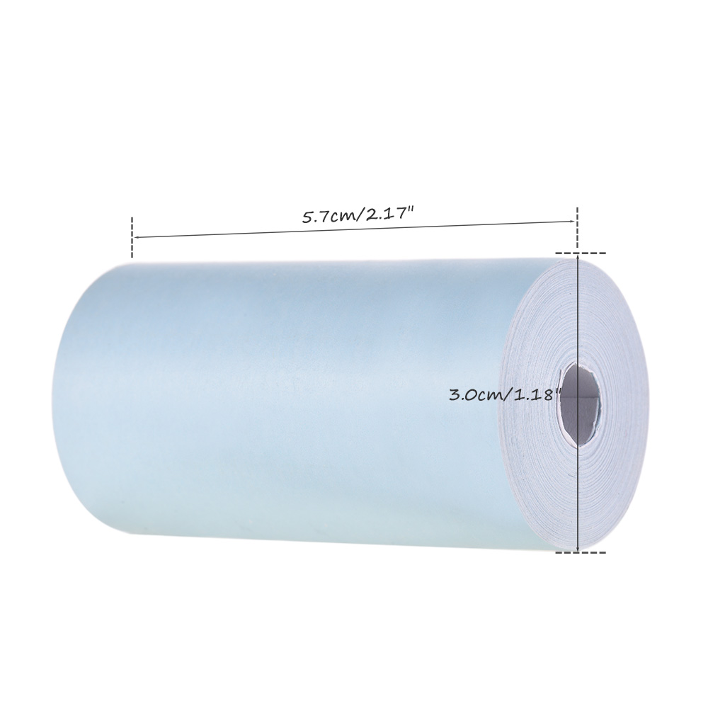 Thermal Paper Roll 57*30mm Clear Printing for PeriPage A6 Pocket Thermal Printer for PAPERANG P1/P2 Mini Photo Printer