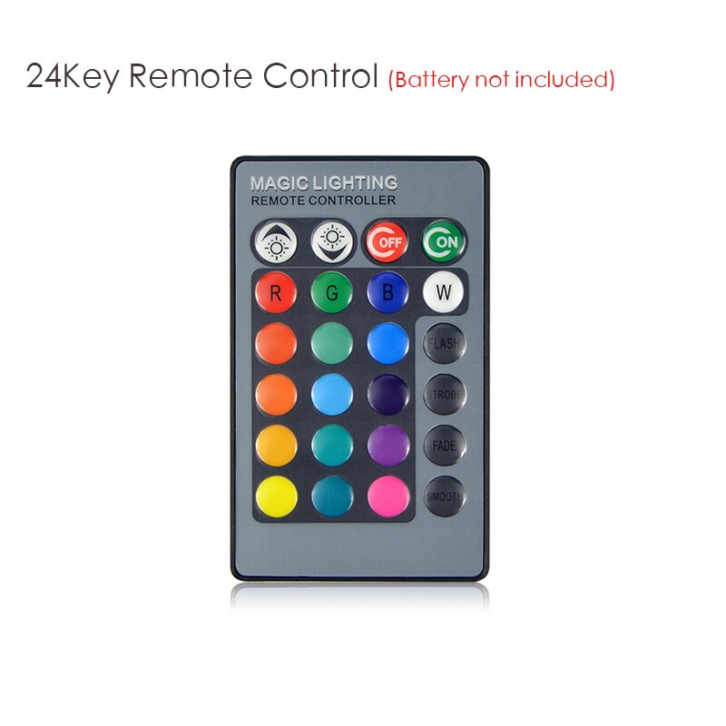 Smart home life led pære  e27 rgbw rgbww smart lampe musik bluetooth 4.0 app kontrol / ir fjernbetjening hjemmebelysning: Kun fjernbetjening
