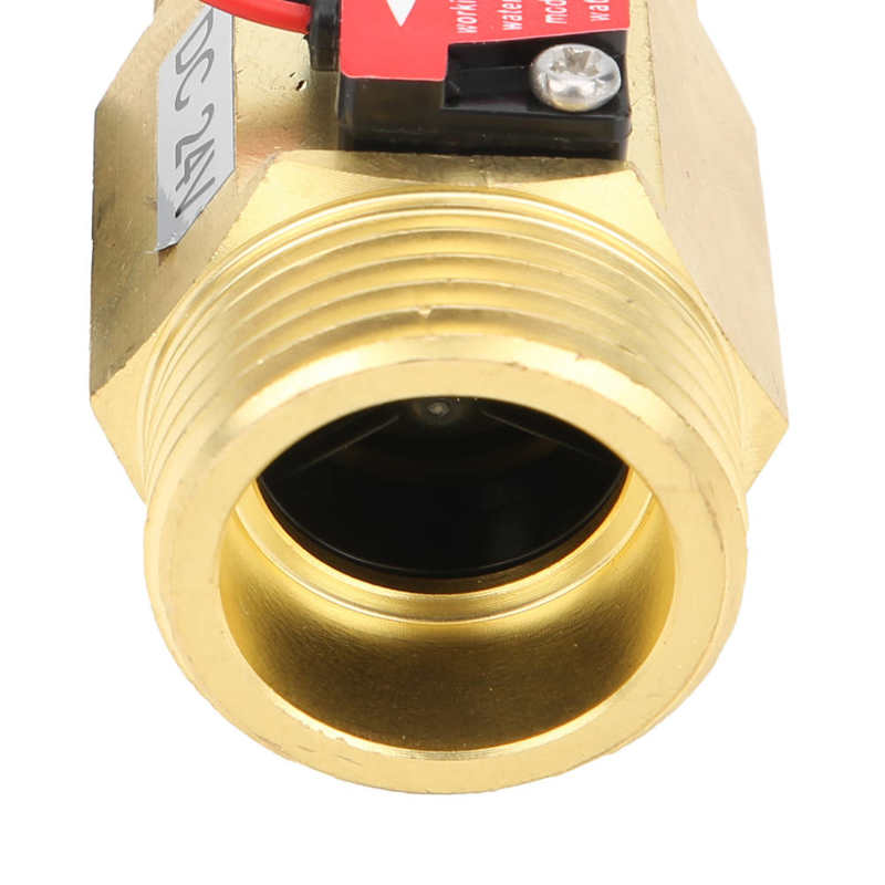 Flow Sensor YF-B10 Hall Flowmeter Switch G1in Water Flow Sensor Turbine Meter Counter DC24V 2~50L/MIN Liquid Level Sensor