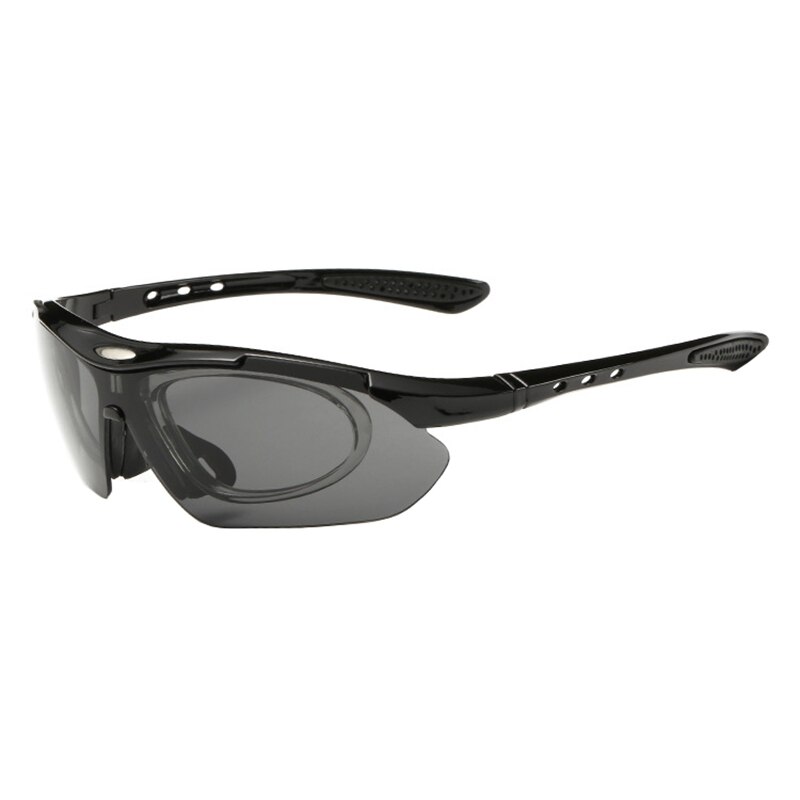 Gafas de pesca UV400 para exteriores, 5 lentes, utilidad, de pescador, a prueba de arena, senderismo, Camping, Unisex