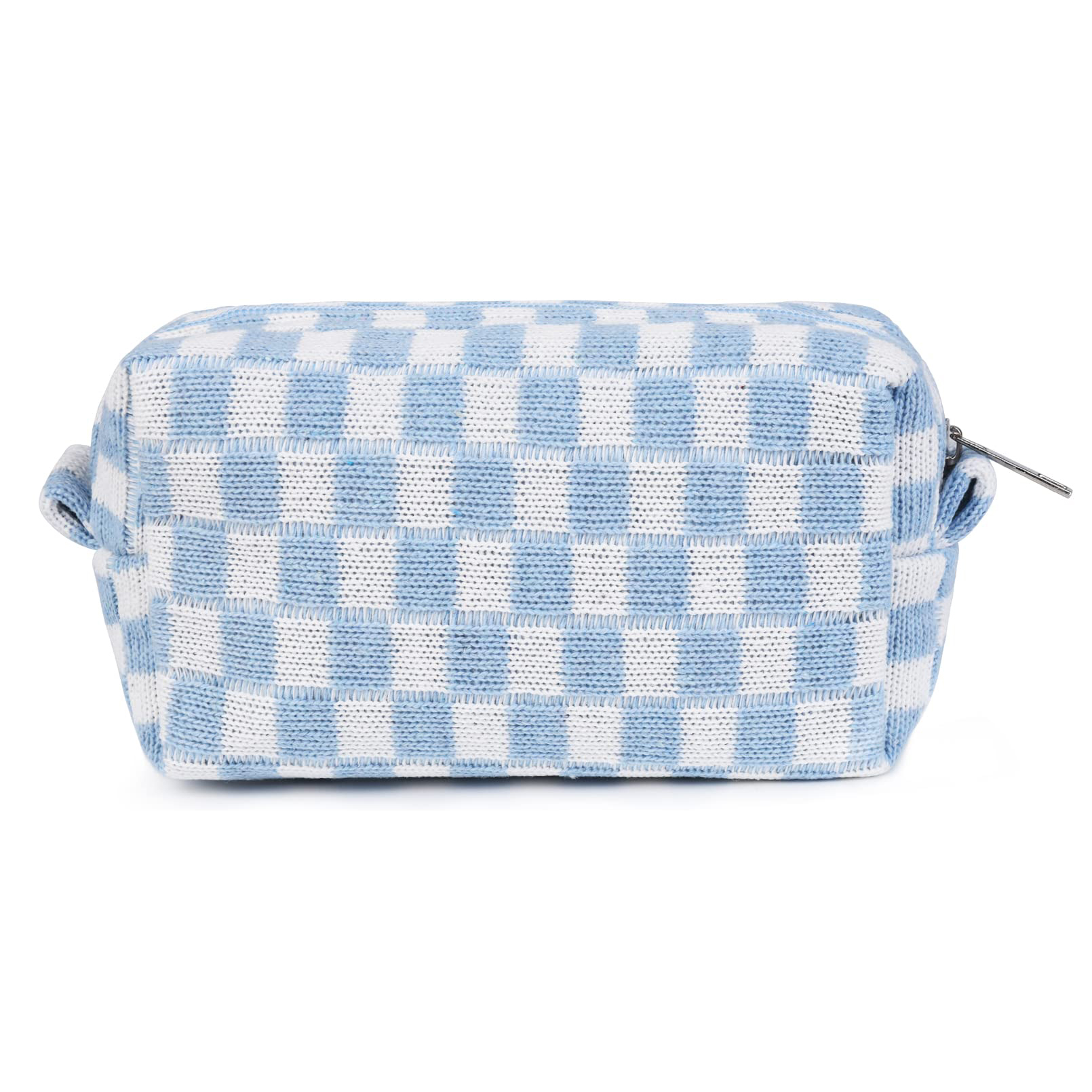 Bolsa de maquillaje grande para mujer y niña, bolso de viaje portátil, bolsa de aseo, organizador, estuche de lápices: Verde