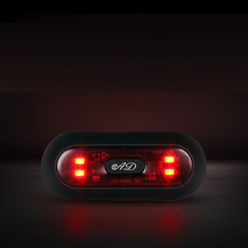 LED Motorcycle Helmet Night Light Strip Safety Signal Warning Light Universal Motorbike Helmet Taillight For Bicycle helmet