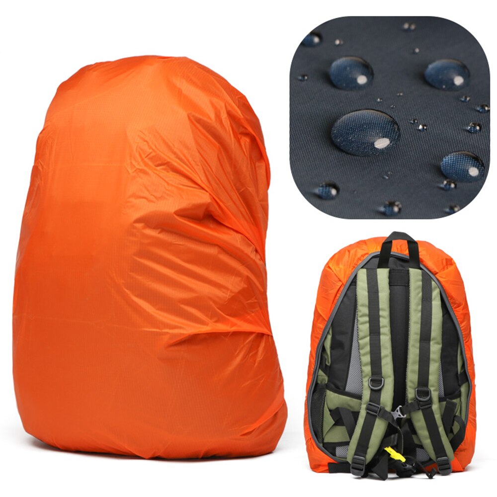 Waterdichte Rugzak Cover 30-45L Verstelbare Tas Regenhoes Voor Fietsen Wandelen Camping Reizen Licht Regenhoes