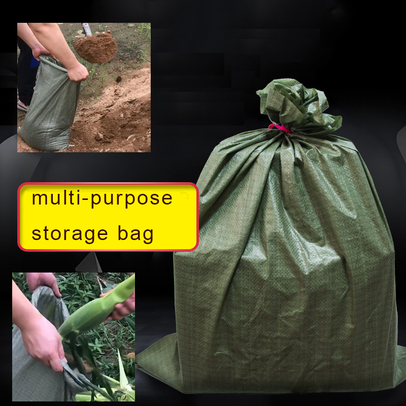 120l-500l store kapacitet haven taske genanvendelig bladsæk skraldespand foldbar haven affald indsamling container opbevaringstaske