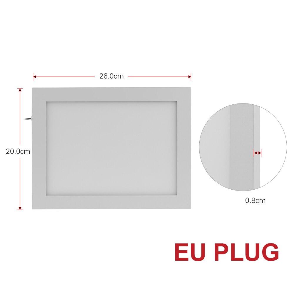 A4 ultra lyse ledede lysbokser sporing pute terapi energi lampe 25000 lux trinnløs dimming tegning kunst håndverk bord med mørkere