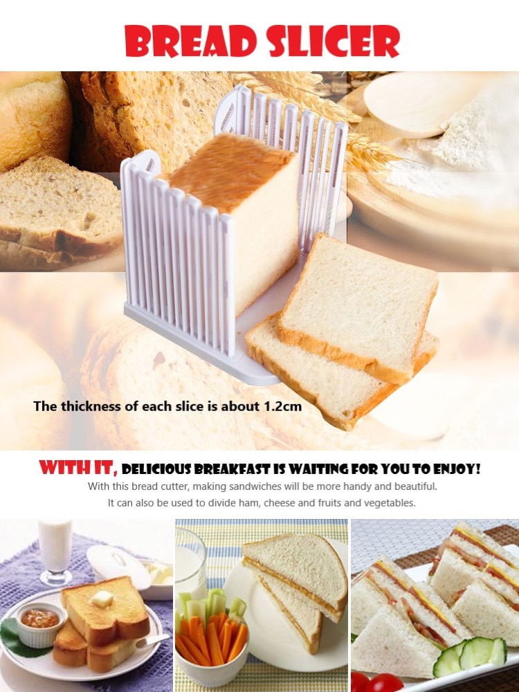 Household kitchen bread slicer, baking utility too... – Grandado