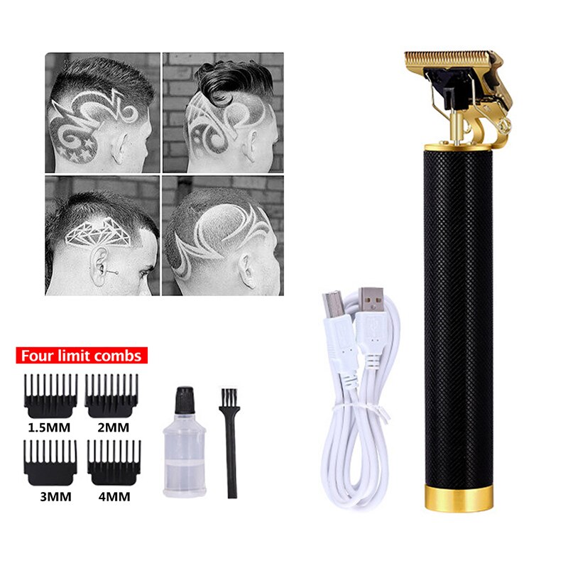 Pro li t-outliner skelet heavy hitter trådløs trimmer herre 0mm skaldede hårklipper finish hårklipning  t9 maskine