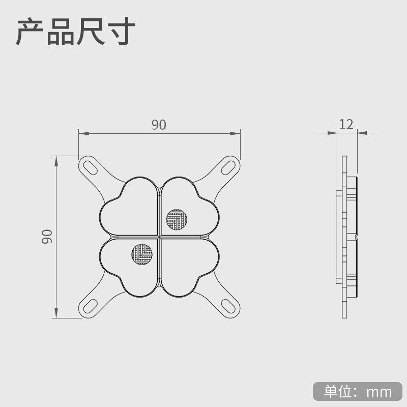 Syscooling whole metal CPU water block for Intel platform CPU socket 115x LGA water cooling intel CPU block