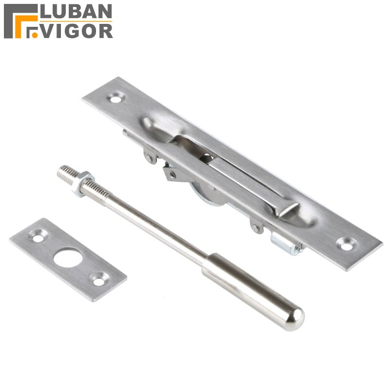 304 stainless steel hidden bolt,security door Built-in latch lock,embedded door latch,Fire emergency door escape door lock