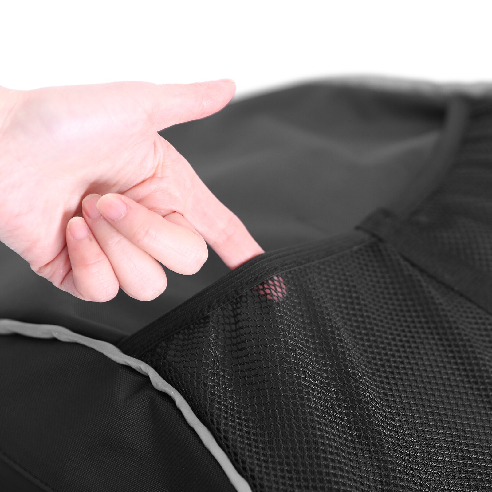 Kajak Lagerung Tasche 600D Oxford Wasserdicht Kajak Tasche Gittergewebe Lagerung Veranstalter Tasche für Kajak Stuhl Kajak Surfen Paddel Gremium