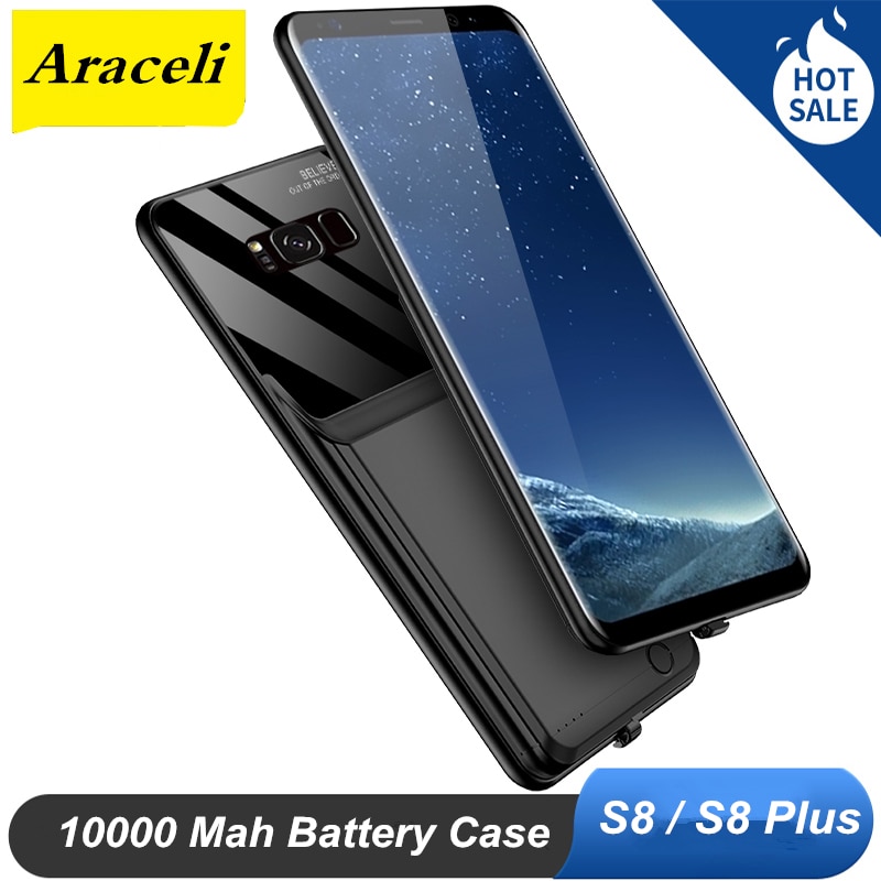 10000 Mah For Samsung Galaxy S8 S8 Plus Battery Case Battery Backup Charger Cover Pack Power Bank S8 Battery Case