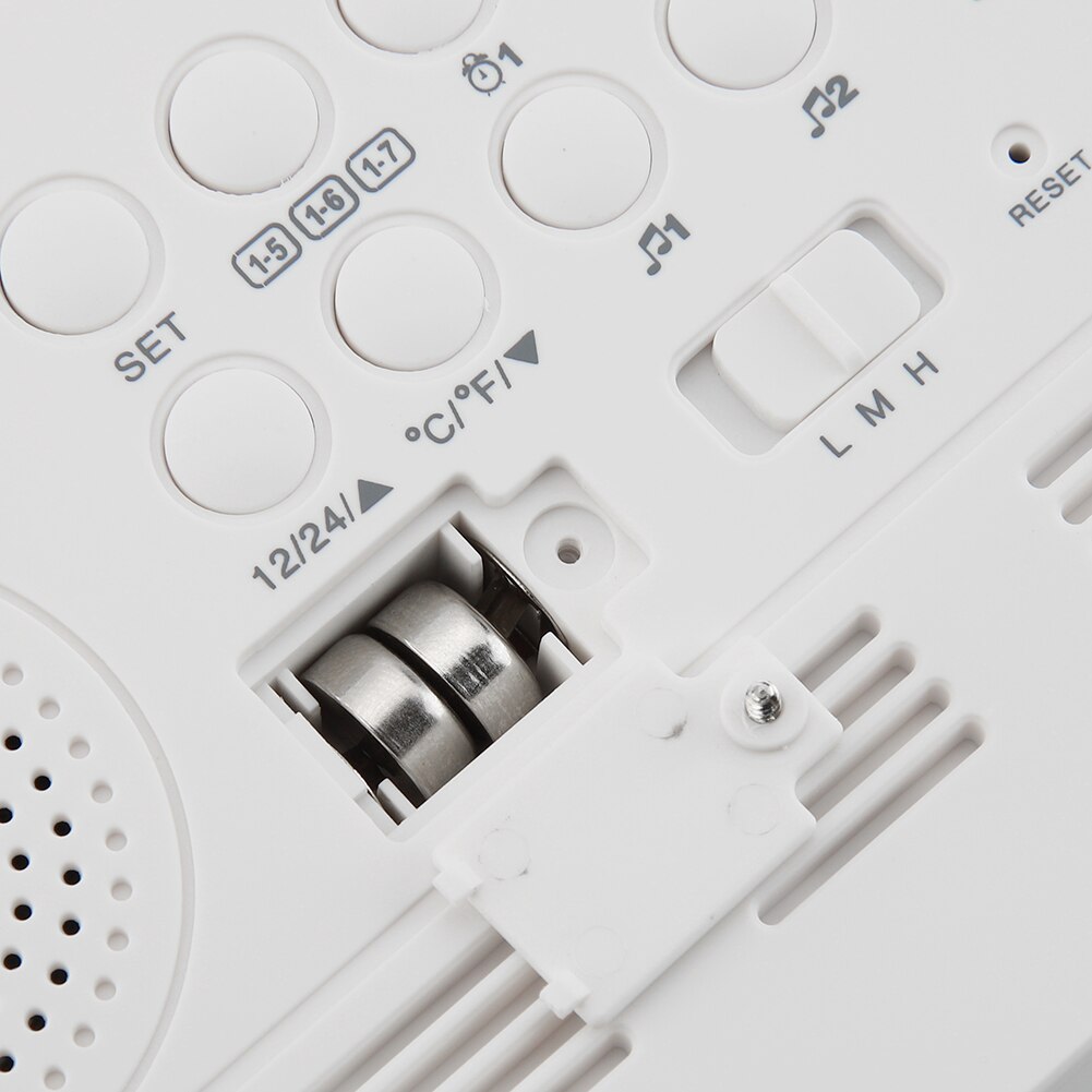 Digital LED Smart Dimmable LED Light Alarm Clock Temperature Display Desk Decor