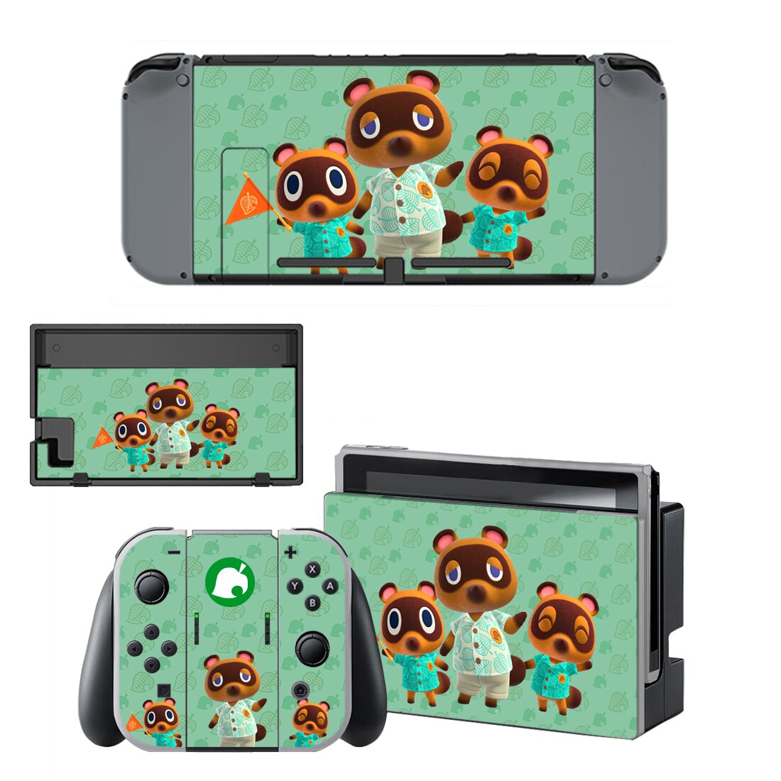 12 stili di Animale Bello Stile di Attraversamento Della Decalcomania Del Vinile Autoadesivo Della Pelle Per Nintend Interruttore NS NX Console & Joy-con gioco Accessoriy S2535: Style 7