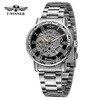 Winnaar Top Luxe Retro Rvs Heren Horloge Sport Mechanische Skeleton Horloges Cool Diamond Klok Mannen Horloge: Type 4