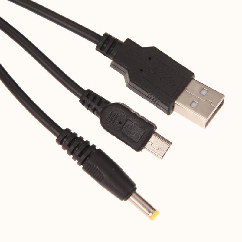 1.2m 2 in 1 USB Data Data Transfer Sync Charge Cable Cord Wire for Sony PSP 2000 3000 Smart Devices