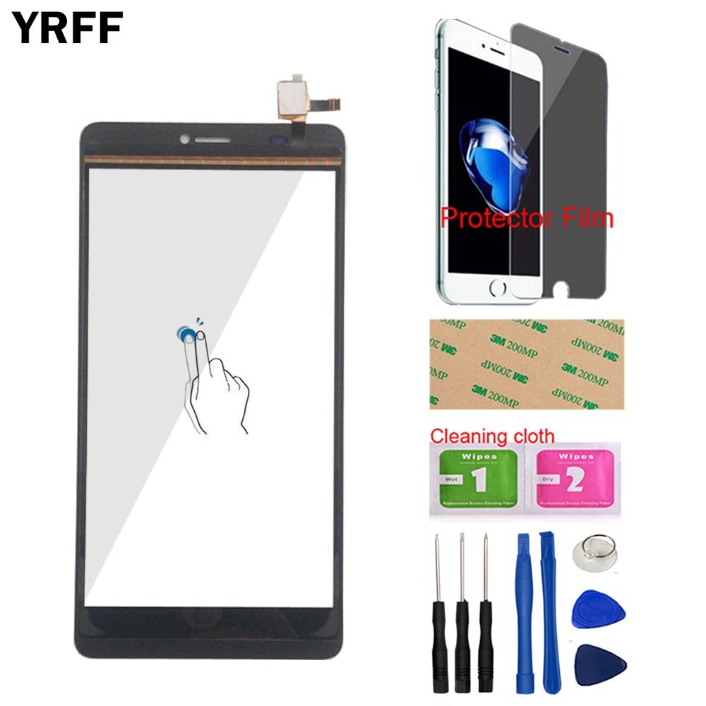 Pantalla táctil móvil de 6 pulgadas para Elephone C1 Max, Panel de Digitalizador de pantalla táctil, Sensor exterior frontal, herramientas de lente de vidrio, adhesivo