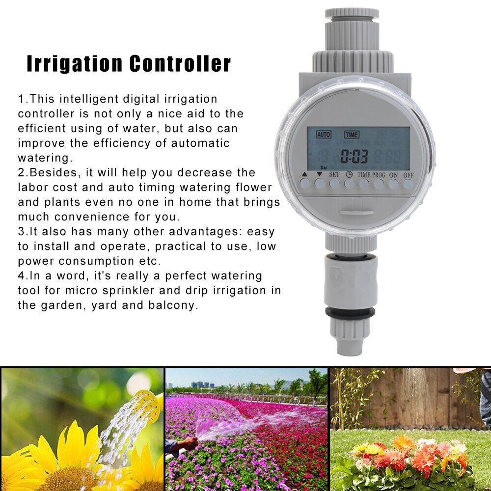 Digital Watering Timer Solar LCD Garden Irrigation... – Grandado