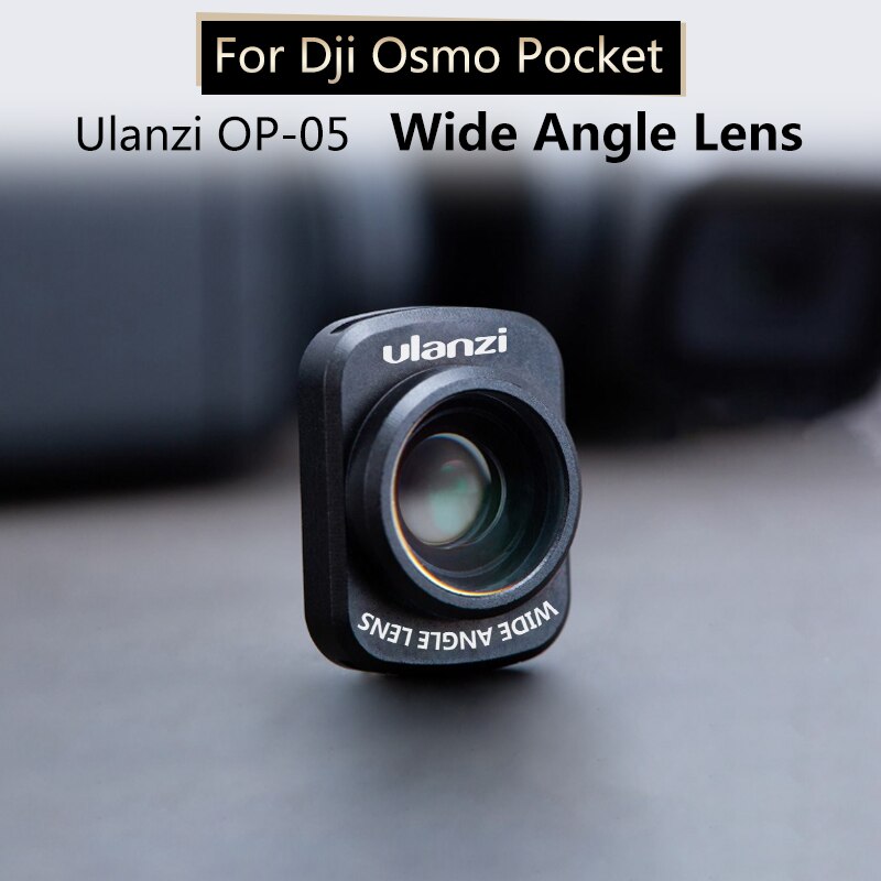 Ulanzi-lente gran angular OP-5 para DJI Osmo Pocket HD, lente de estructura magnética, lente gran angular r30