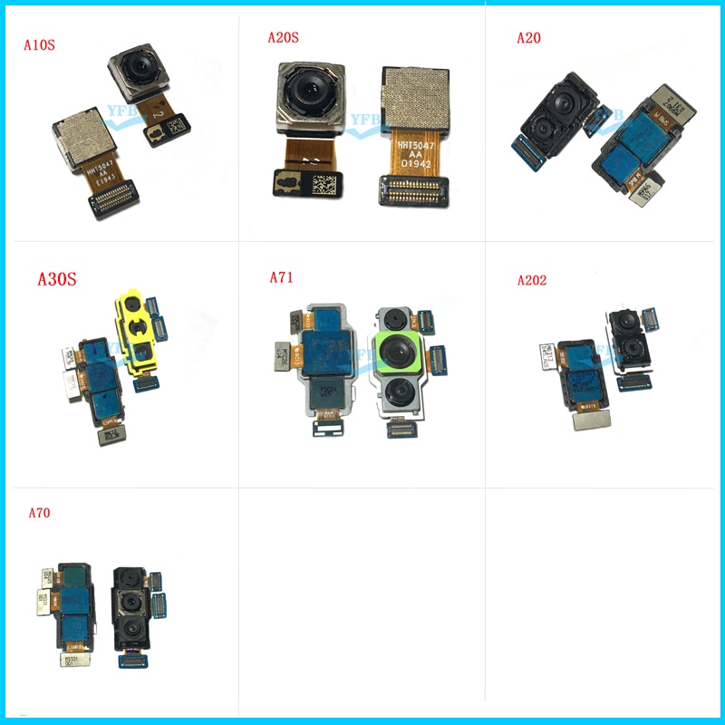 Small Front Camera Flex For Samsung Galaxy A10S A202 A20S A20 A70 A30S A71 Back Rear Big Main Camera Module Flex Cable