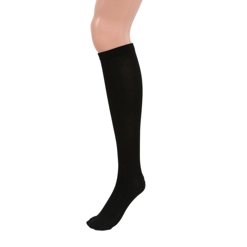 29-31CM Compression Stockings Pressure Varicose Nylon Vein Stocking Leg Relief Pain Support: Black / S/M