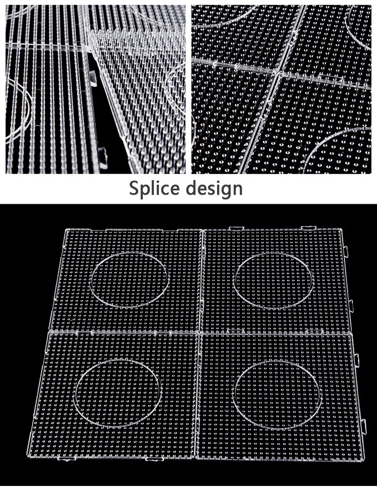 2.6/5MM Hama Beads Pegboard 1pc Square Template DIY Figure Material