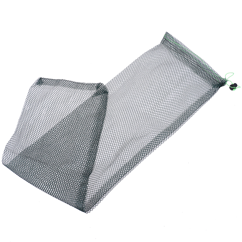 20 x 75cm nylon karppåse fiskhållare nät fiskkorg fiskeredskap bur