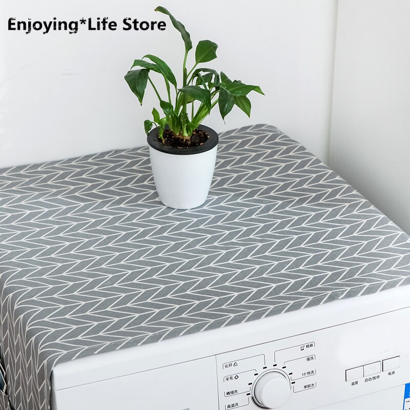 Cubierta a prueba de polvo para el hogar, cubiertas de algodón para lavadora, bolsa de almacenamiento impermeable para refrigerador, bolsillos, Protector, accesorios para mascarillas