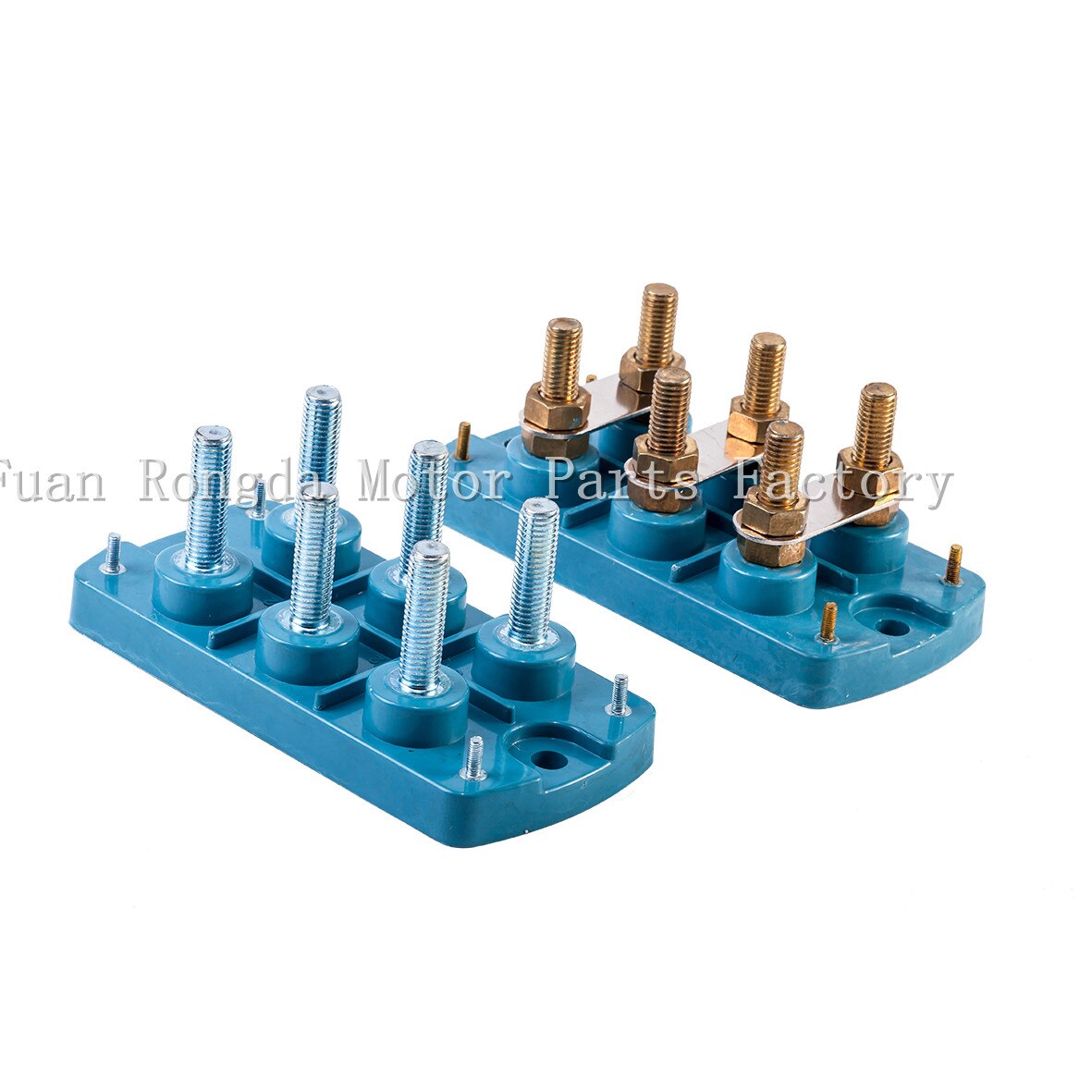 6 Pin Motor Terminal Block – 10mm Diameter, 115x70mm – Industrial Grade, Made In Italy
