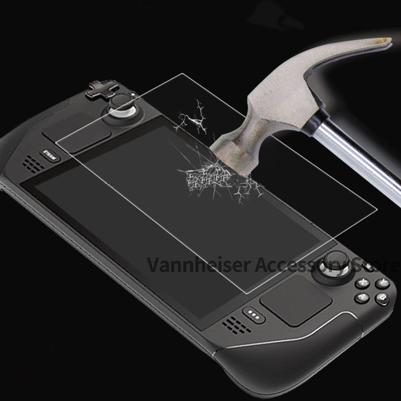 Screen Protector Tempered Glass for Valve Steam Deck Screen Protector Gehard Glas Voor Klep Stoom Deck Game Console 7 Inch Screen Protector Film Voor Stoom Dek Glas Accessoires Steam Deck Glass